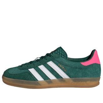 adidas (WMNS) adidas Gazelle Indoor Shoes Collegiate Green Pink IG5929