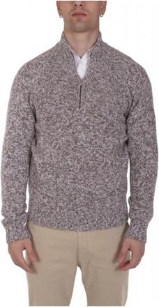 Gran Sasso Turtleneck Sweater - Heren - Coltruien - Bruin - M - Truien & Vesten