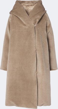 Max Mara The Cube reversible alpaca and wool down coat
