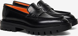 Santoni Glattledermokassins Penny Loafer