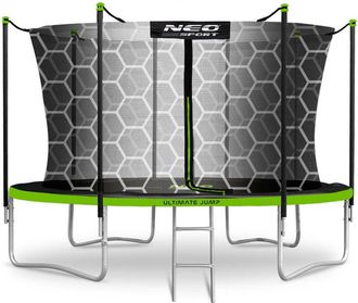 OEM Trampol&iacute;n De Jard&iacute;n De 404 Cm Con Red Interior Y Escalera Neo-sport
