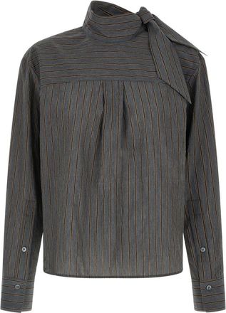 Tela Zafrina Canvas Blouse - Blouses & Shirts - Mujer - Gris - M