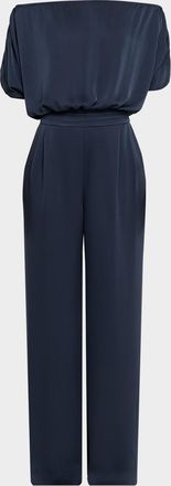 Ramy Brook Sabrina Shirred Jumpsuit