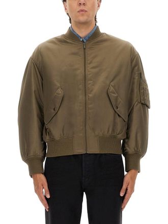 Saint Laurent Water-Repellent Bomber Jacket