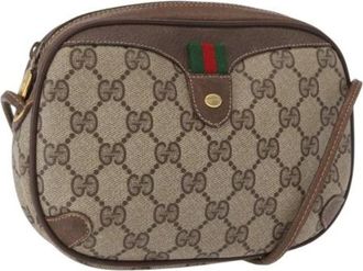 Gucci Pre-owned Cross Body Bags, female, Beige, Size: ONE SIZE Pre-owned Crossbody Bag