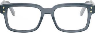 Dior Square Full-Rim Acetate Eyeglasses - Blue