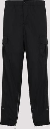 Dries Van Noten Black Pebb Polyester Pants
