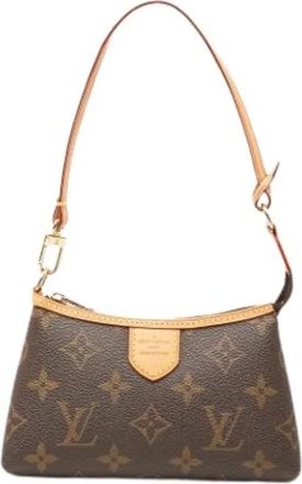 Louis Vuitton Pre-owned Mini Delightful - Dames - Vintage Schoudertas - Bruin - ONE Size - Leer - Vintage