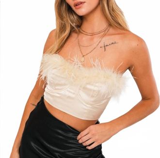 Le Lis Blanc Deux Autumn Enchantress Top In Ivory