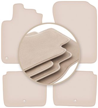 OEM Alfombrillas Beige Premium Para Renault Latitude Berlina 2010-2015