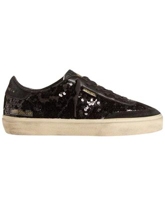 Golden Goose Soul-Star Paillettes Leather Sneaker
