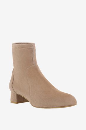 Stuart Weitzman Wildlederstiefeletten mit Blockabsatz Grace Sock 35