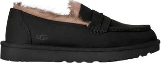 UGG Ellis Nubuck Loafer - Shoes - Mujer - Negro - 41 EU