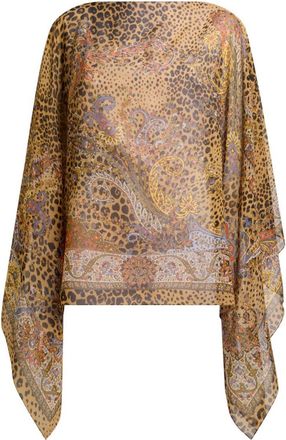 Etro Silk Poncho
