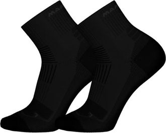 Mammut Multisport Quarter 2-Pack Multifunktionssocken - Unisex | schwarz