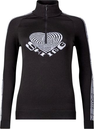 Newland Truien & Vesten, Dames, Zwart, M, Zwart Wit Fiordaliso Bloemenstijl