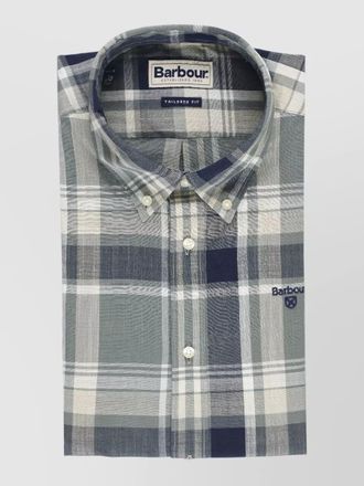 Barbour checked long-sleeve shirt