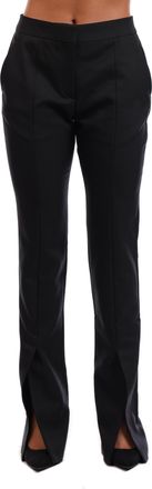 Off-white Womens Off White Tech Drill Basic Slim Pants in Black