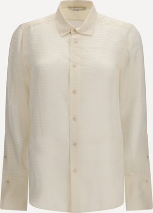 Fendi Camicia in seta jacquard Woman 42