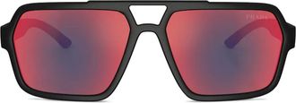 Prada Occhiali da sole squadrati - Nero