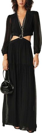 BA&SH Harry Silk-Blend Dress