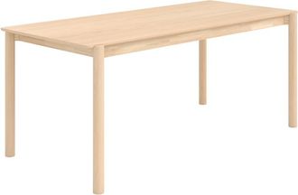 Rendez-Vous Déco Mesa rectangular de madera de fresno para 6 personas