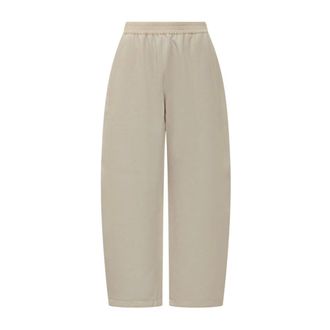 STUDIO NICHOLSON Wide Trousers, female, Beige, Size: 2XS Wide Leg Trousers