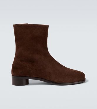 Maison Margiela Tabi suede ankle boots