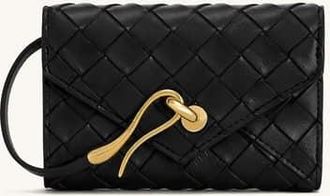 JW PEI portacarte Celeste in intreccio nero