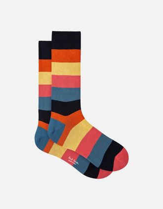Paul Smith Mens Paul Smith Bright Stripe Socks 96 Multi - Size: 16/14.5/8/15/8.5/15.5/9/13/13.5/14/6.5/7/7.5/11.5/5/12/5.5/12.5/6/3.5/3/10.5/4/11/4.5/2.5/9.5/1