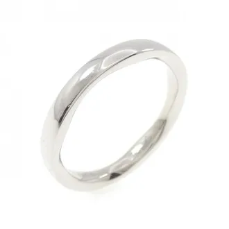 Chanel Platinum 950 Band Ring (Pre-Owned)