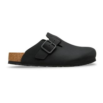 Birkenstock Schoenen, Heren, Zwart, 43 EU, Leer, Boston Pelle