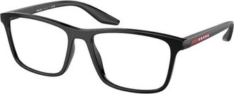Prada Glasses, male, Black, 56 MM, PS 01Qv Optical Frame