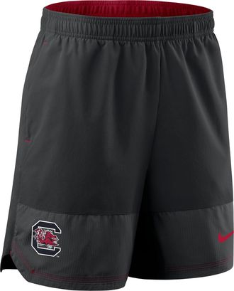 Nike Mens College (South Carolina Gamecocks) Woven Shorts in Black | ZM03BIP151SCAR-BLK