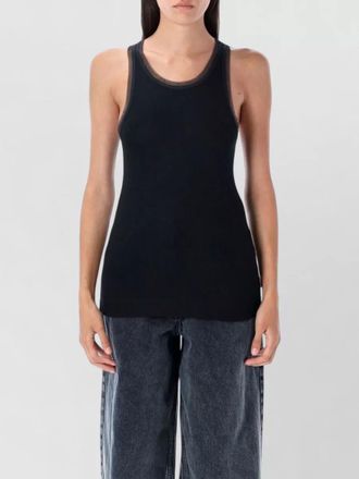 Remain ribbed jersey tank top