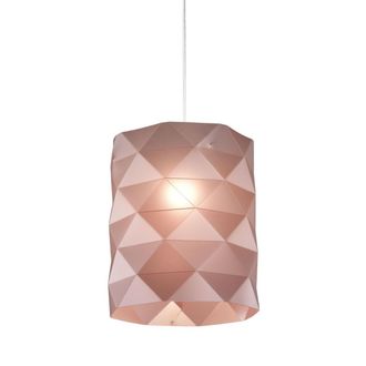 Linea Zero Suspensi&oacute;n De Metal Rosa En Metal Cromado Cm. 27 X 32 Horas