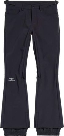 Balenciaga Black Flared Flat Front Pant