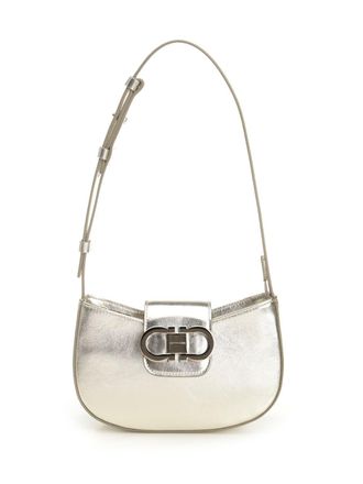 Ferragamo Gabry Small Leather Goods Beige-Donna