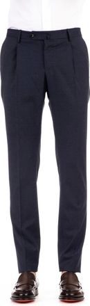 Pantaloni Torino Chinos, male, Blue, Size: L Pantalone in lana stretch superslim