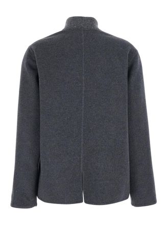 Fabiana Filippi Virgin Wool Coat - Gray