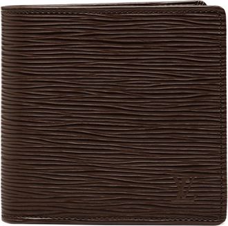 Louis Vuitton Brown Leather Wallet (Bi-Fold) (Pre-Owned)