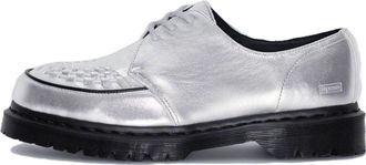 Dr. Martens Ramsey Supreme Nappa Leather Creepers Silver 31773040