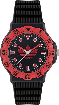 adidas Originals ADIDAS Originals Discoverer Two Unisexs Black Watch AOSY25514 Silicone - One Size