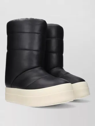 Rick Owens leather ankle boots