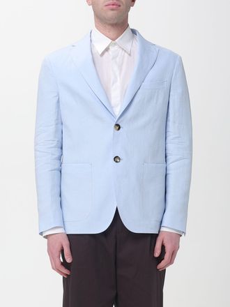 Agnona Jacket Men color Gnawed Blue