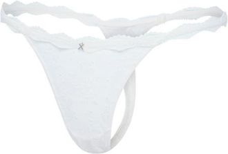 Savage x Fenty At First Sight Thong in Hazy White at Nordstrom, Size X-Large