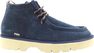 Panchic P009 Veterlaarzen - Heren - Veterlaarzen - Blauw - 43 EU - Leer - Schoenen
