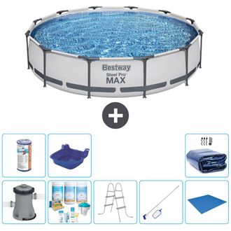 Bestway Piscina Bestway Steel Pro Max Redonda - 366x76 Cm - 8-piezas S21695