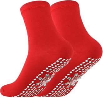 Generic Self Heating Socks for Mens Women Winter Warm Thermal Ski Socks Unisex Tourmaline Therapy Magnetic Socken Anti-Freezing Breathable Foot Warmers for Ou