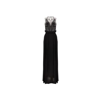 Elisabetta Franchi Abr 42622 V1350 Vestido - Dresses - Mujer - Negro - M